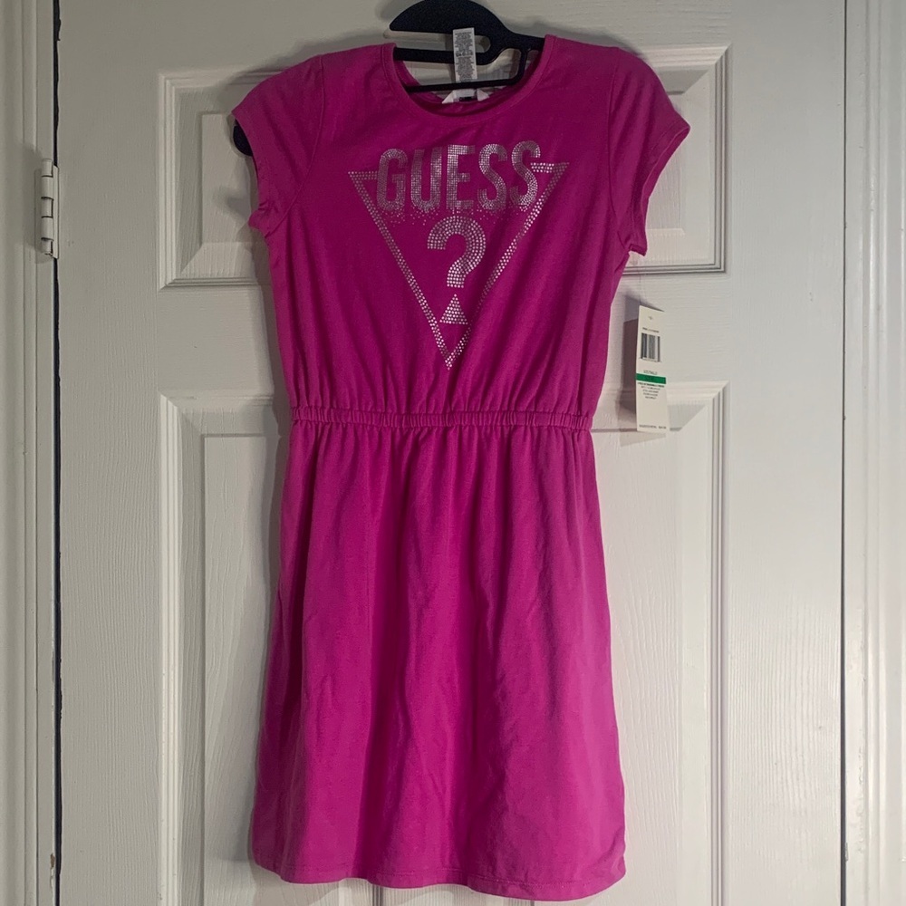 Guess Fuchsia Casual Kids Dress